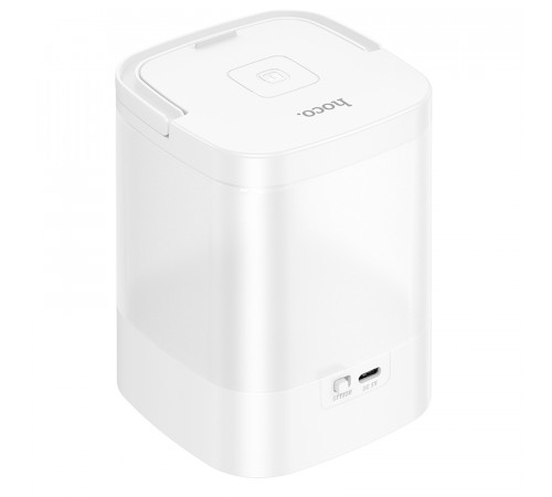 Світильник HOCO HX15 1.5W. 1200 mAh. Smart clock night light White (6942007671842)