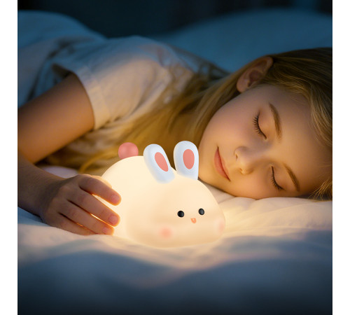 Світильник HOCO HX16 2W. 1200 mAh. Silicone lamp Rabbit (6942007672764)