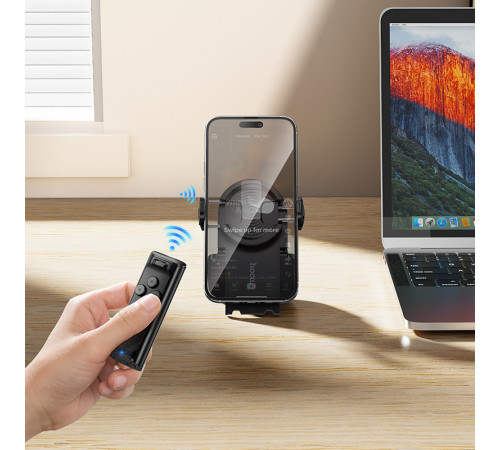 Тримач телефона HOCO K33 Oleada multi-function recording tool Black (6942007671415)