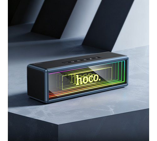 Портативна колонка HOCO HC40 Luz sports, 10W*2, Black (6942007666268)