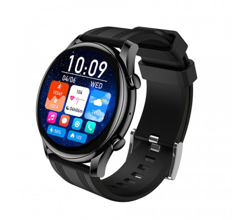 Смарт-годинник HOCO Y38 AMOLED 36mm. 300 mAh. Smart watch(call version) Black (6942007672047)