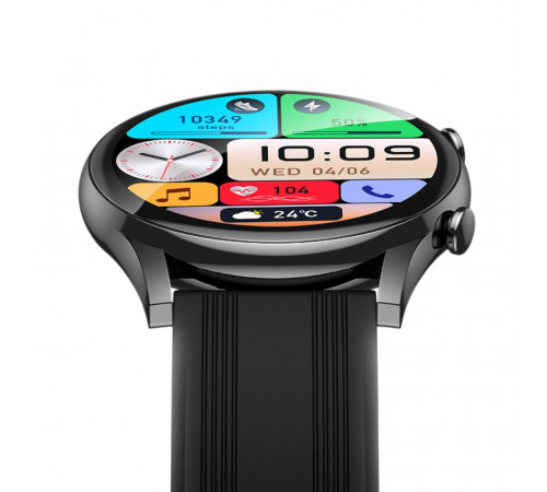 Смарт-годинник HOCO Y38 AMOLED 36mm. 300 mAh. Smart watch(call version) Black (6942007672047)