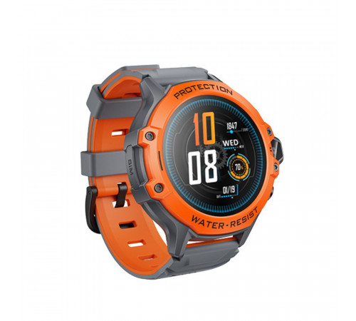 Дитячий смарт-годинник HOCO Y107 4G 32mm. 700 mAh. IP54. children phone watch orange (6942007666060)