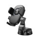 Автотримач для телефона HOCO H76 Crown one-button car holder(center console) Black Metal Gray (6942007646918)