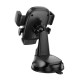 Автотримач для телефона HOCO H76 Crown one-button car holder(center console) Black Metal Gray (6942007646918)