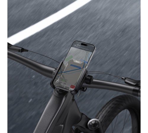 Вело/Мото тримач для телефона HOCO H91 Milly motorcycle bicycle universal holder Black (6942007662642)