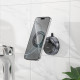Автотримач для телефона HOCO H92 High vacuum suction cup magnetic holder(universal) Black Metal Gray (6942007663861)