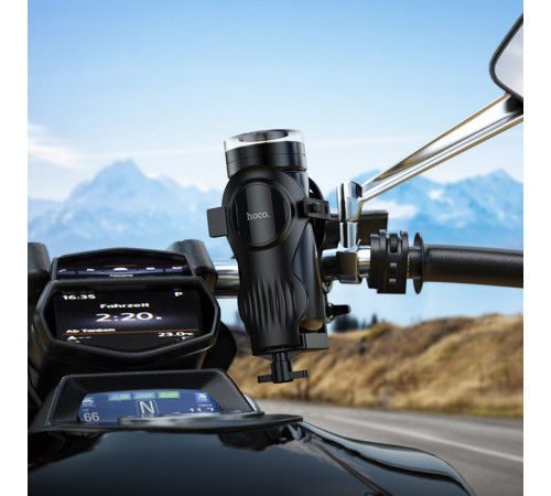 Велотримач для телефона HOCO H94 Feliz cycling water cup holder Black (6942007666817)