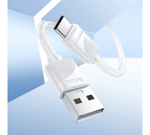 Кабель HOCO X114 Energy charging data cable Type-C 1m White (6942007647090)