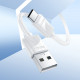 Кабель HOCO X114 Energy charging data cable Type-C 1m White (6942007647090)