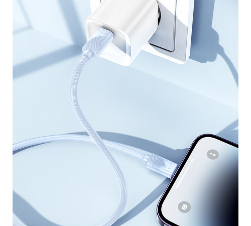 Кабель HOCO X114 Energy PD charging data cable iP White (6942007647038)