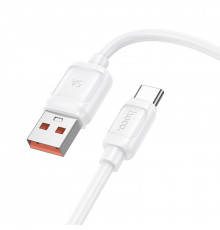 Кабель HOCO X115 Surpass 100W Fast Charging Data Cable Type-C White (6942007651981)