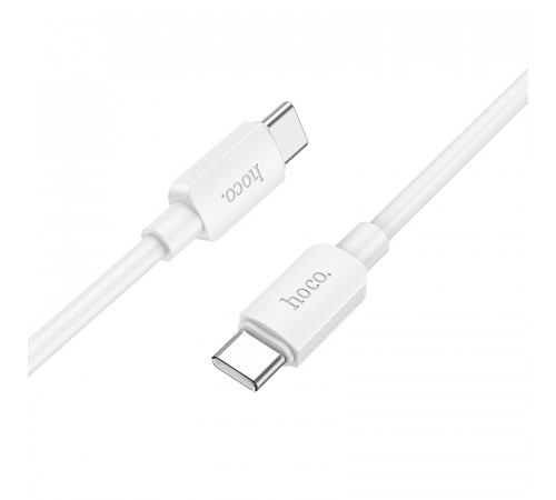 Кабель HOCO X96 Hyper 60W fast charging data cable Type-C to Type-C White (6931474799128)
