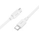 Кабель HOCO X96 Hyper 60W fast charging data cable Type-C to Type-C White (6931474799128)