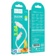 Кабель HOCO X122 Benefit silicone charging data cable Type-C White (6942007662239)
