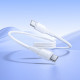 Кабель HOCO X120 Beneficio 60W charging data cable C to C White (6942007658935)