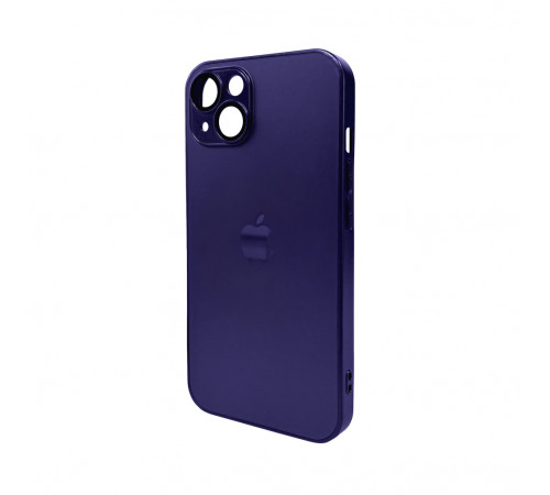 Чохол для смартфона AG Glass Matt Frame Color Logo for Apple iPhone 13 Deep Purple (AGMattFrameiP13Purple)