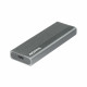 Зовнішня кишеня для накопичувача A-DATA EC680 для SSD M.2 PCIe USB3.2 Gen2 Type-C Gray (EC680-CCGY)