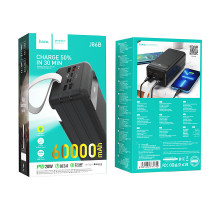 УМБ Power Bank Hoco J86B Electric 60000mAh PD20W+22.5W (з ліхтарем)