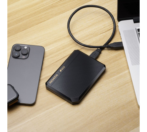 Зовнішня кишеня для накопичувача A-DATA EC600 для 2.5'' HDD/SSD USB3.2 Gen2 Black (EC600-BCBK)