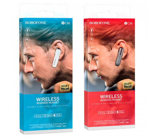 Bluetooth гарнітура Borofone BC36 Lucky business BT headset