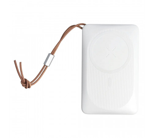 Зовнішній акумулятор VEGER 10000 mAh with wireless charging compatible with MagSafe PD QC3.0 2A 20W MagOn (VP1151 / W1151) white (VG-VP1151/W1151)