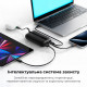 Зовнішній акумулятор VEGER 10000 mAh with built-in cables Type C / Lightning PD QC3.0 35W K1 (W1188) black (VG-W1188)