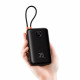Зовнішній акумулятор VEGER 20000 mAh with built-in cables Type C / Lightning PD QC3.0 35W K2 (W2068) black (VG-W2068)