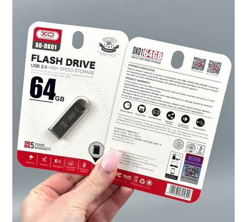 USB флеш XO DK01 64Gb USB2.0