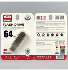 USB флеш XO DK03 64Gb USB3.0+Type-C Швидкісна