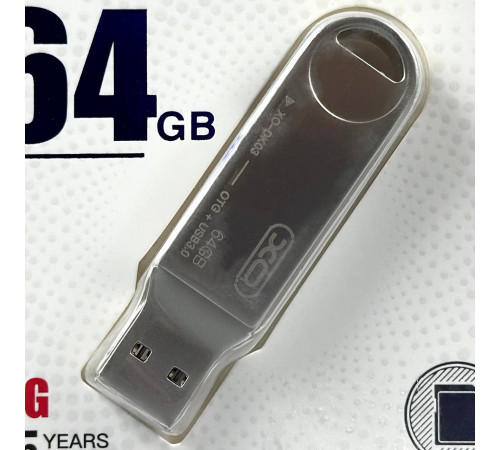 USB флеш XO DK03 64Gb USB3.0+Type-C Швидкісна