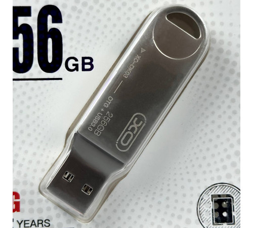 USB флеш XO DK03 256Gb USB3.0+Type-C Швидкісна