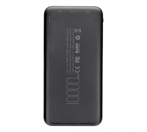 Зовнішній акумулятор VEGER 10000 mAh 2A A10 (W1065) (VG-W1065)