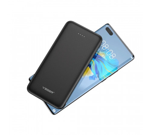 Зовнішній акумулятор VEGER 10000 mAh 2A A10 (W1065) (VG-W1065)