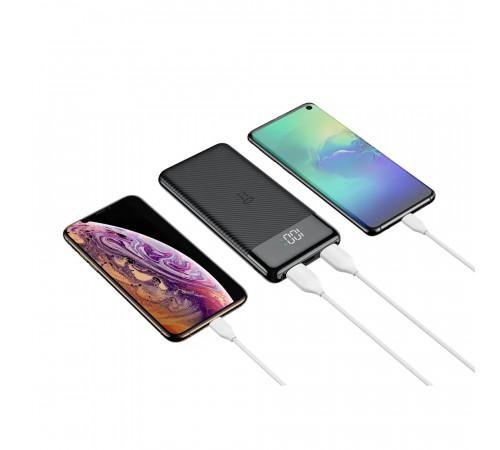 Зовнішній акумулятор VEGER 10000mAh 3.7V With LCD Display (VG-W1087)