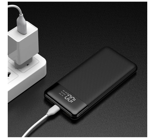 Зовнішній акумулятор VEGER 10000mAh 3.7V With LCD Display (VG-W1087)