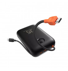 Зовнішній акумулятор VEGER Built-In 2 cables Ultra Mini 30000mAh (VG-W3018)