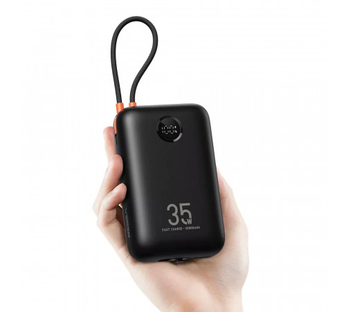 Зовнішній акумулятор VEGER Built-In 2 cables Ultra Mini 30000mAh (VG-W3018)