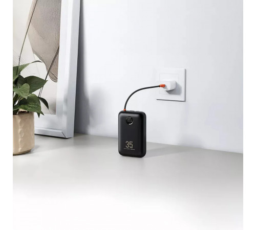 Зовнішній акумулятор VEGER Built-In 2 cables Ultra Mini 30000mAh (VG-W3018)