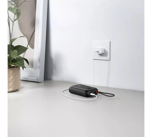 Зовнішній акумулятор VEGER Built-In 2 cables Ultra Mini 30000mAh (VG-W3018)