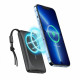 Зовнішній акумулятор VEGER MagOn Wireless Power Bank 10000mAh Black (VG-W1151-B)