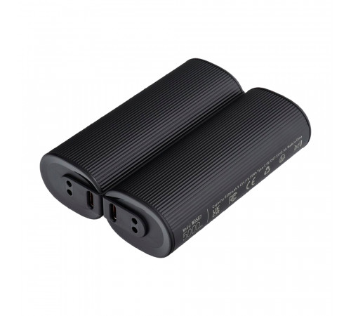 Зовнішній акумулятор VEGER 10000 mAh (2x5000mAh) Магнітна грілка для рук (VG-W0587)