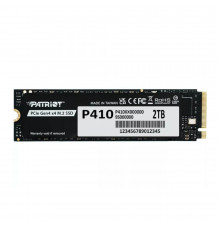 Накопитель SSD M.2 Patriot P410 2TB NVMe 2280 PCIe Gen4 x4 5000/4500 TLC (P410P2TBM28H)