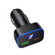 Автомобільний зарядний пристрій HOCO Z63B Barry 48W dual port PD30W+QC3.0 digital display car charger (6942007666244)