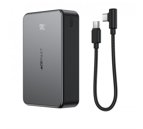 Зовнішній акумулятор ACEFAST M29-20000 22.5W fast charging power bank with cable Black (6974316285991)