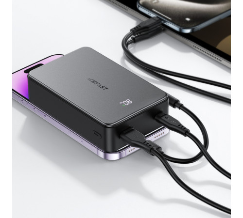 Зовнішній акумулятор ACEFAST M29-20000 22.5W fast charging power bank with cable Black (6974316285991)