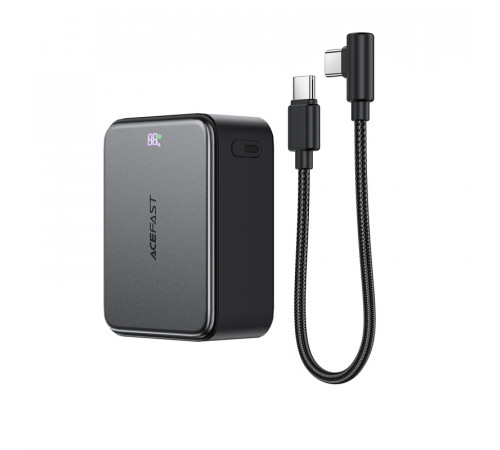Зовнішній акумулятор ACEFAST M28-10000 22.5W fast charging power bank with cable Black (6974316285984)