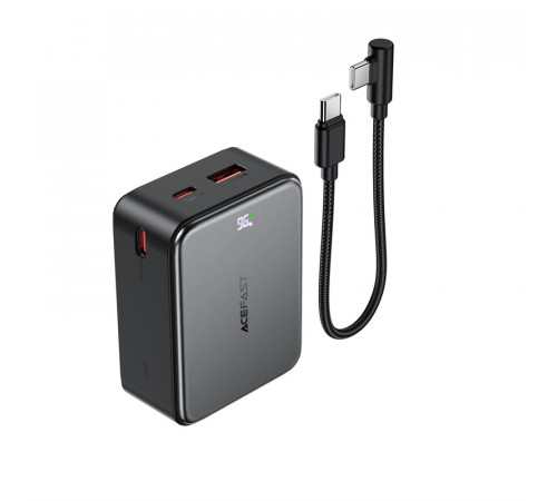 Зовнішній акумулятор ACEFAST M28-10000 22.5W fast charging power bank with cable Black (6974316285984)