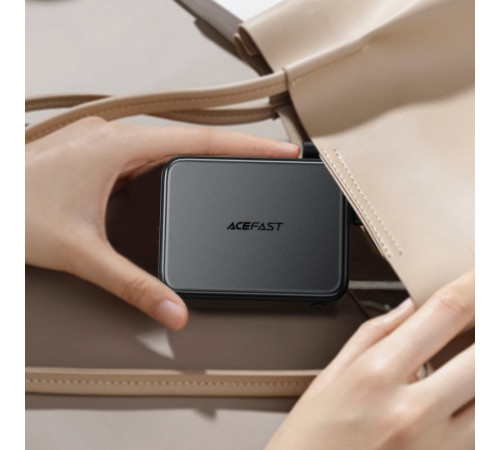 Зовнішній акумулятор ACEFAST M28-10000 22.5W fast charging power bank with cable Black (6974316285984)