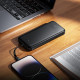 Зовнішній акумулятор HOCO J163 Wonderful power bank with 4 cables(10000mAh) Black (6942007664578)